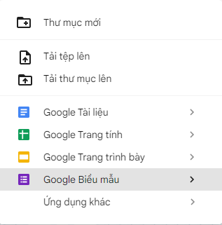 Tích hợp tính năng Google Drive